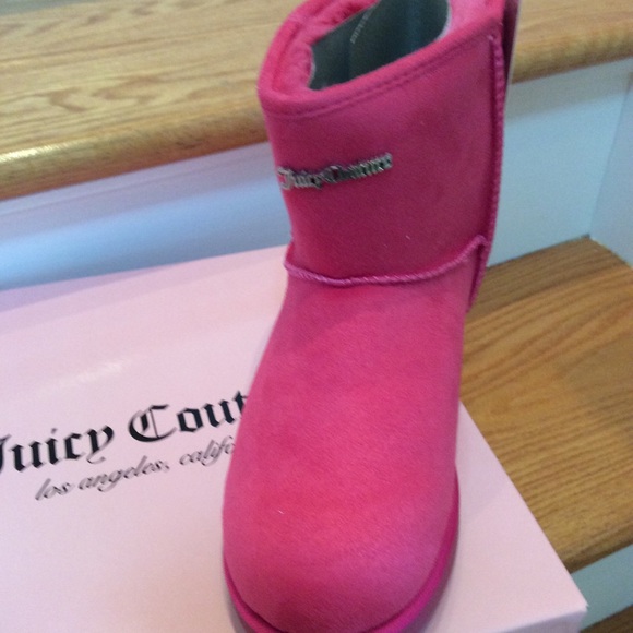 Ew juicy couture boots pink suede - Picture 1 of 3